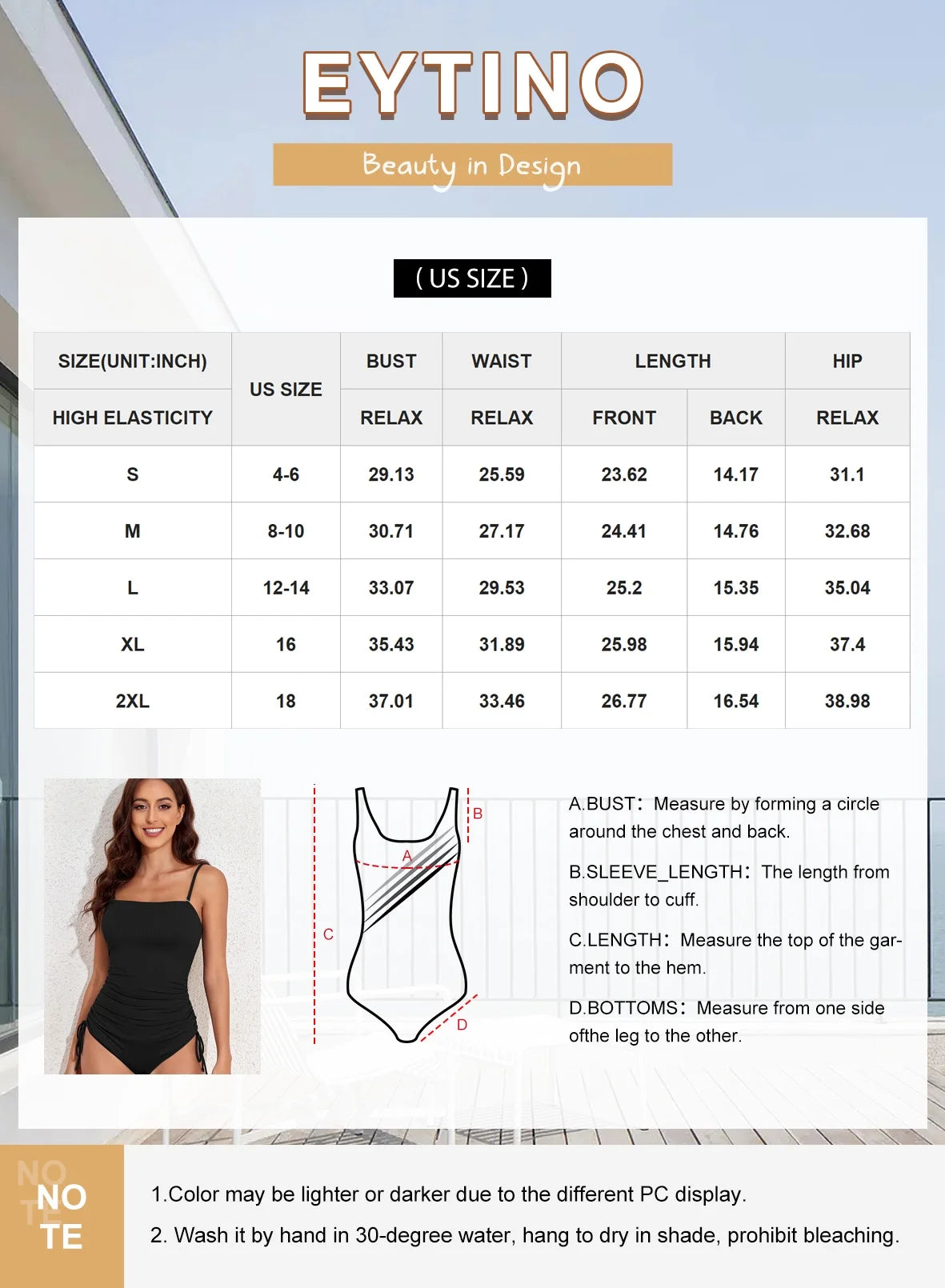 Womens Swimsuits One Piece Tummy Control Swim Suit Drawstring Bathing Suit Ribbed Tie Side Swimming Suits Ruched Square Neck Womens Swimwear Brown 2XL
